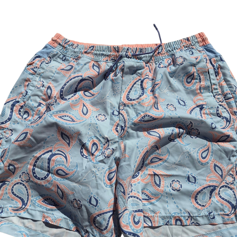 Birddogs Paisley Athletic Shorts - Blue and Pink